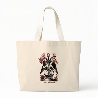 Baphomet Tote Bag by elevenangrymen