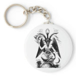 Baphomet (black) key chains