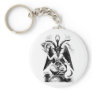Baphomet (black) key chains