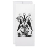 Baphomet (black) custom rack cards
