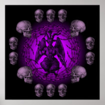 Baphomet Bone Collection Poster