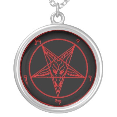 Baphomet Demon Symbol Goth Necklace by gothictoggs