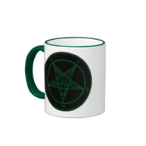 Baphomet In Green Coffee Mug