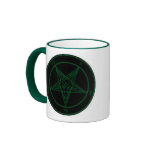 Baphomet In Green mugs