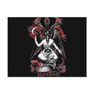Baphomet Post Cards by elevenangrymen