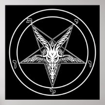 Baphomet Poster - 2-feet square