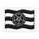 Baphomet Pride Flag postcards