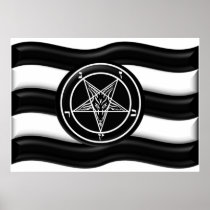 Baphomet Pride Flag Poster