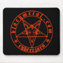 Baphomet Red Mousepad