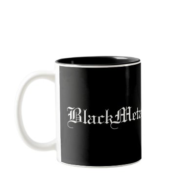 Baphomet Red Mug by BlackMetaldotcom