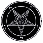 Baphomet With Black Goat Star Acrylic Cut Outs