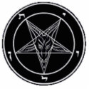 Baphomet With Black Goat Star photo sculptures