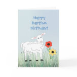 Baptism Birthday Greeting Card