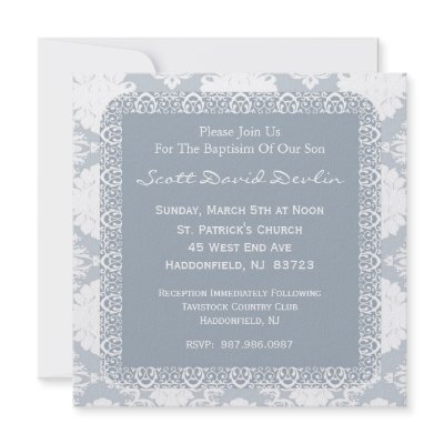 Baptism/Christening Invitation for Boy by Be_My_Valentine