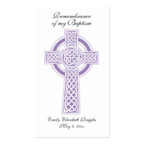 Baptism / Christianing Prayer Card