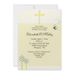Baptism Dedication 5x7 Spring Bee Happy Invitation