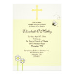Baptism Dedication 5x7 Spring Bee Happy Invitation