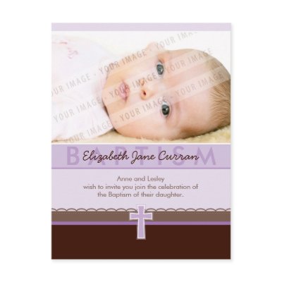BAPTISM INVITATION :: pure 1 by edgeplus