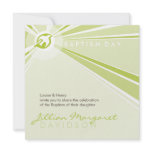 BAPTISM INVITES :: modern dove 7SQ