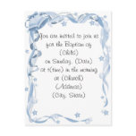 Baptism Invitiation postcards