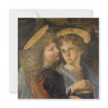 Baptism of Christ, angel detail, Leonardo da Vinci invitations