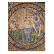 Baptism of Christ by John the Baptist Postcards