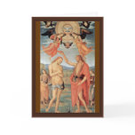 Baptism Of Christ By Perugino Pietro (Best Quality Greeting Card