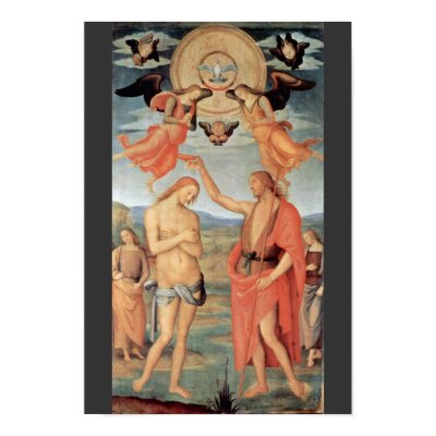 Baptism Of Christ By Perugino Pietro (Best Quality Print by Artcollection