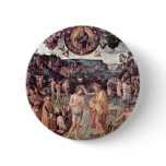Baptism Of Christ By Perugino Pietro Button