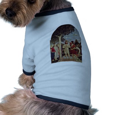 Baptism Of Christ By Piero Della Francesca Pet Tee by Artcollection
