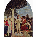Baptism Of Christ By Piero Della Francesca photo sculptures