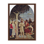 Baptism Of Christ By Piero Della Francesca Post Card