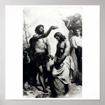 Baptism of Christ. circa 1879 Posters by jesuschristart