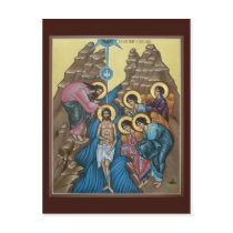 Baptism of Christ Prayer Card
