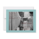 Baptismal Blue Personalized Invitation