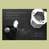 Baptismal Font RSVP invitations