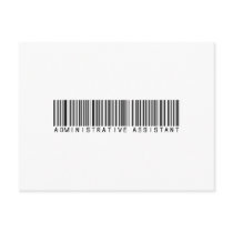 BAR ADMIN ASST LIGHT POSTCARD