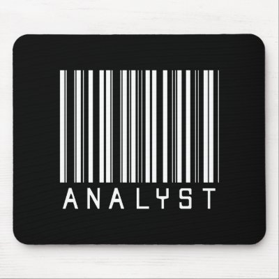 BAR ANALYST DARK MOUSE MAT by NotWorking
