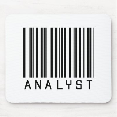 BAR ANALYST LIGHT MOUSE PADS by NotWorking