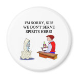 bar and drinking ghost joke magnets