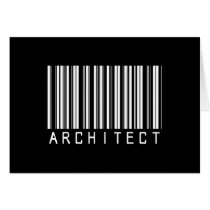 BAR ARCHITECT DARK GREETING CARD