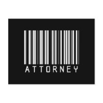BAR ATTORNEY DARK POST CARD