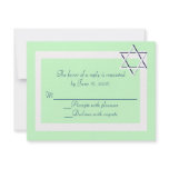 Bar/Bat Mitzvah Invitation RSVP Cards