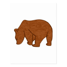 Bär bear postkarten