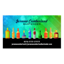 Bar Business Cards