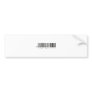 Bar Code Dog Agility weave Bumper Sticker