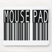 bar code mousepad