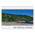 Bar Harbour - Beach - 8 Greeting Card