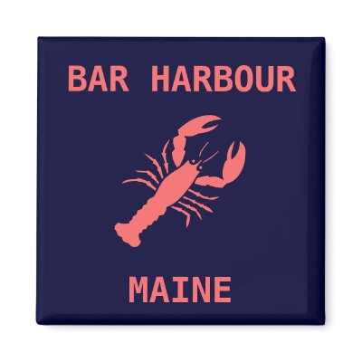 BAR HARBOUR MAGNET by Prepsters_Paradise