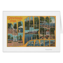 Bar Harbour, Maine - Large Letter Scenes